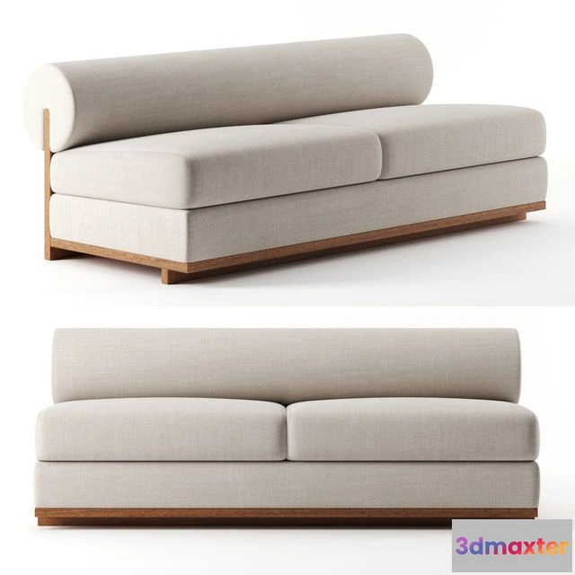 1555849 - SLIPPER LOUNGER 2 seat by Moving Mountains 3D Max