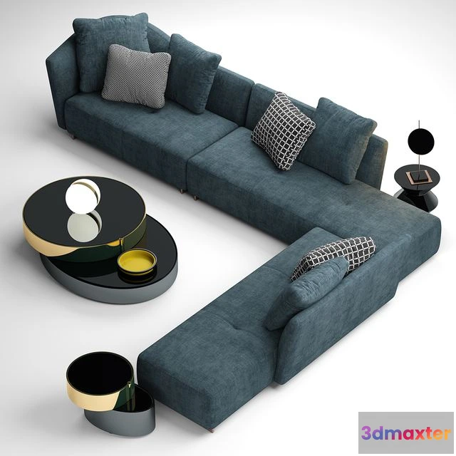 1555919 - Sofa minotti lounge seymour 3D Max