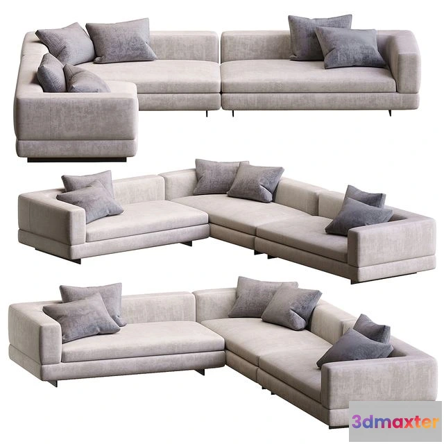 1556045 - Alexander sofa by Minotti 3D Max