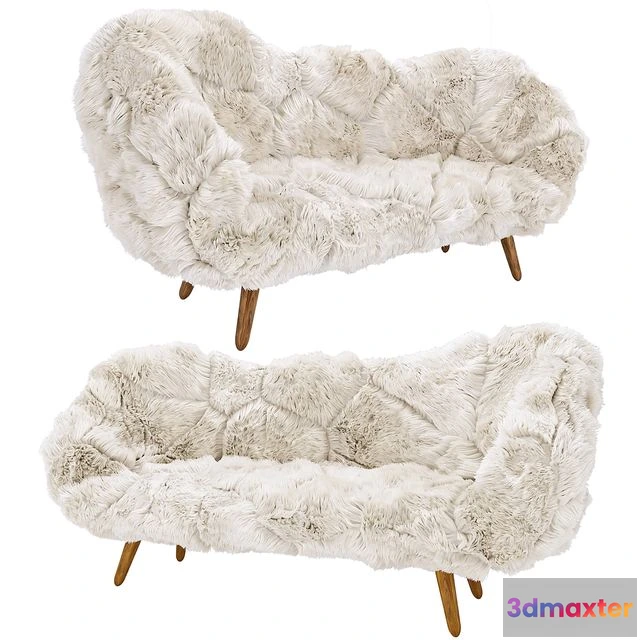 1556909 - Campana Brothers Bolotas Sofa (white) 3D Max