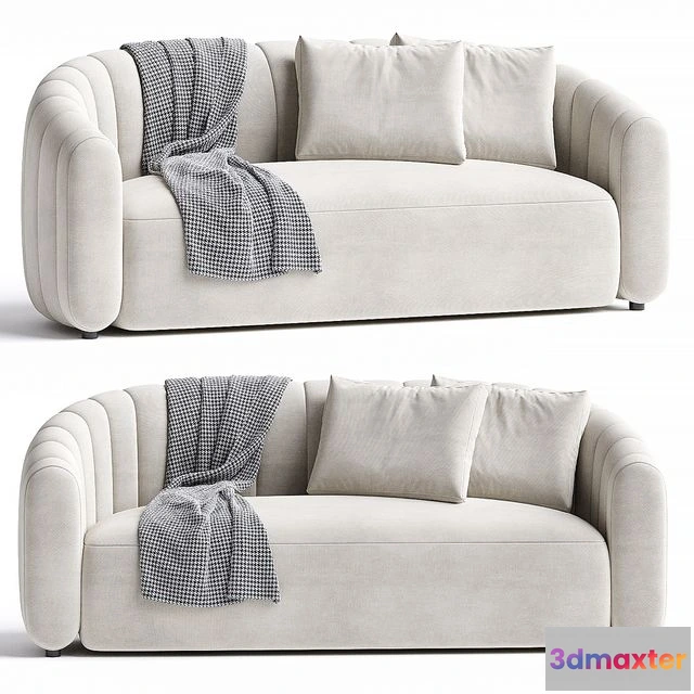 1557131 - FITZ LOVESEAT WOOLY SAND 3D Max