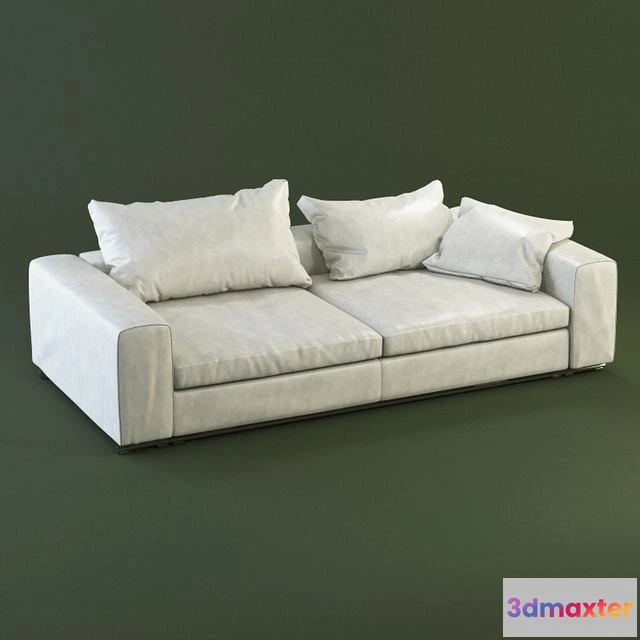 1557145 - FLEXFORM Groundpiece sofa 2-seater 3D Max