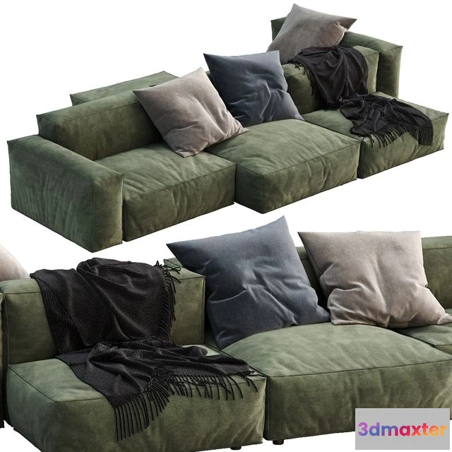 1557151 - Flexteam Sofa Reef 3D Max