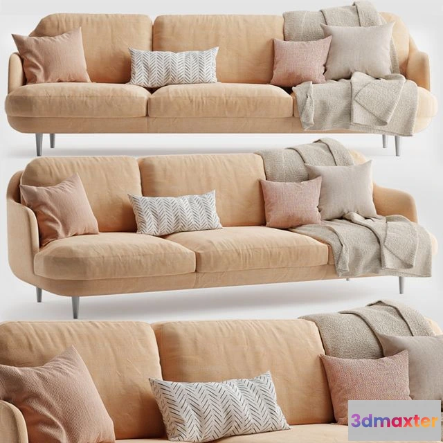 1557209 - Fritz Hansen Lune sofa 3D Max