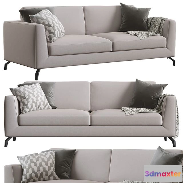 1558059 - Calligaris Carre sofa (Design by Stefano Spessotto) 3D Max