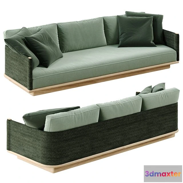 1558407 - Kettal Giro 3 seater sofa 3D Max