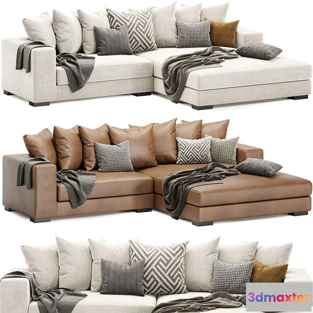 1558503 - Luxe sectional sofa 3D Max