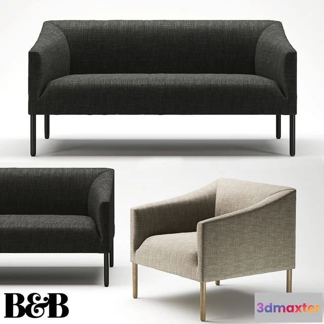 1558965 - Sofa B&B Italia Bankside 3D Max