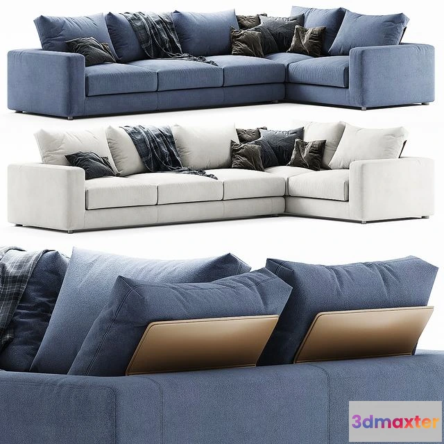 1560434 - Bonaldo Hiro sofa 3D Max