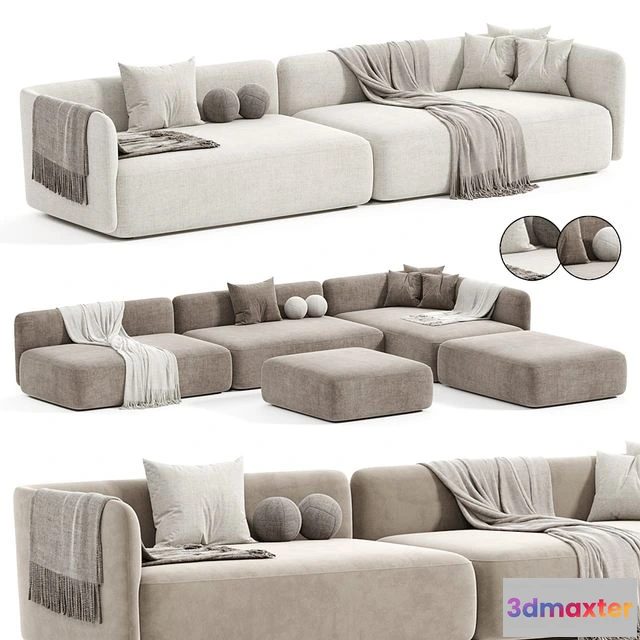 1560496 - COZY sofa 3D Max
