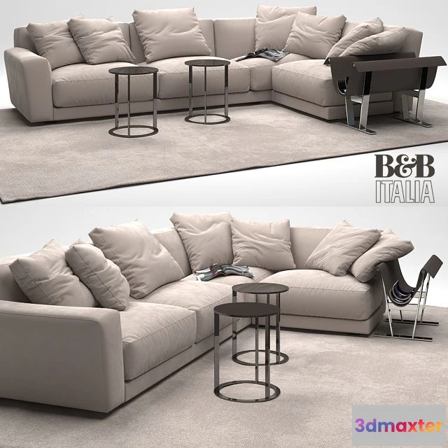 1561571 - B&B Italia Luis Sofa (corner) 3D Max
