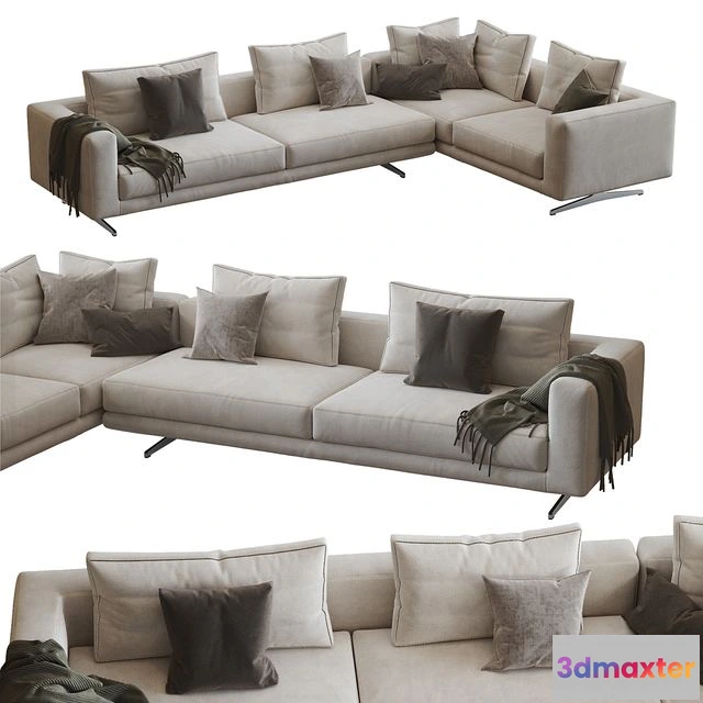 1562031 - Flexform Sofa Campiello (corner) 3D Max