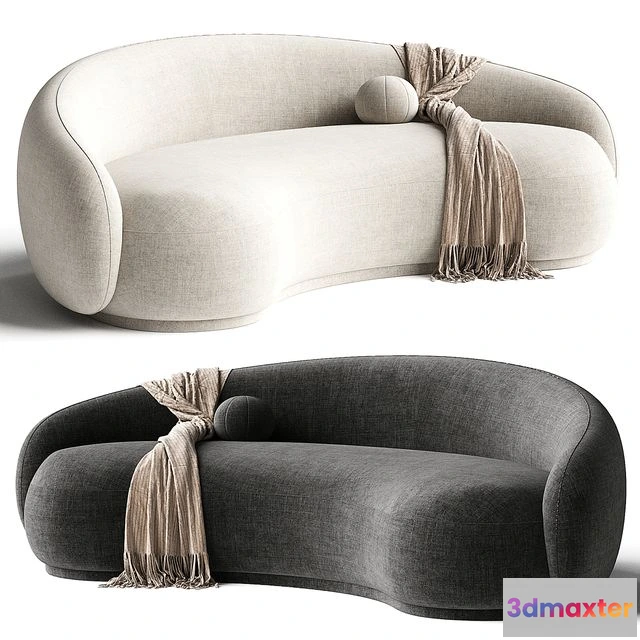 1562161 - Kendall Sofa Blush 3D Max