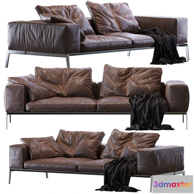 1562195 - Lifesteel Flexform Sofa 3D Max
