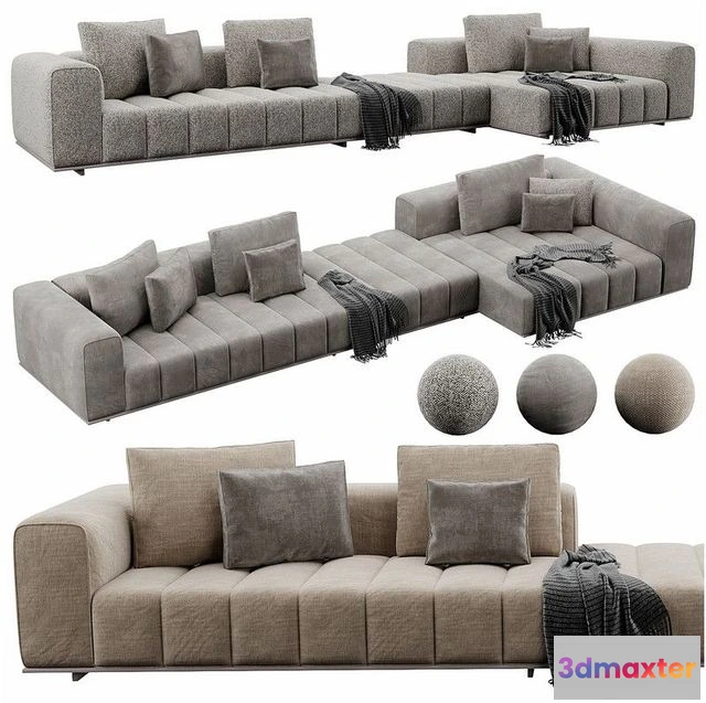 1562249 - Minotti Good Man modern sofa 3D Max