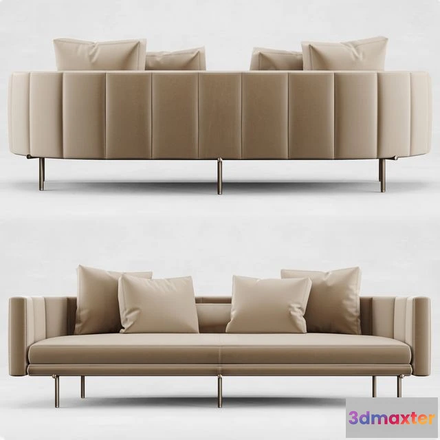 1562253 - Minotti tori sofa 3D Max