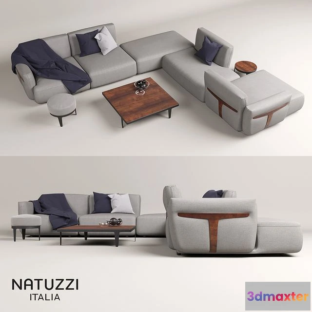1562361 - Natuzzi HERMAN sofa 3D Max