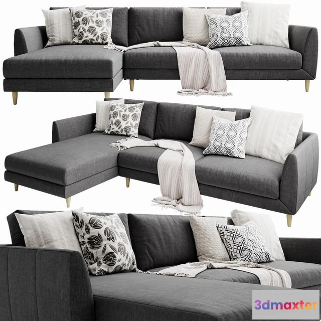 1562827 - Boconcept fargo chaise lounge 3D Max