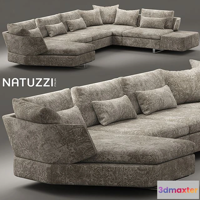 1563392 - Sofa natuzzi opus 3D Max