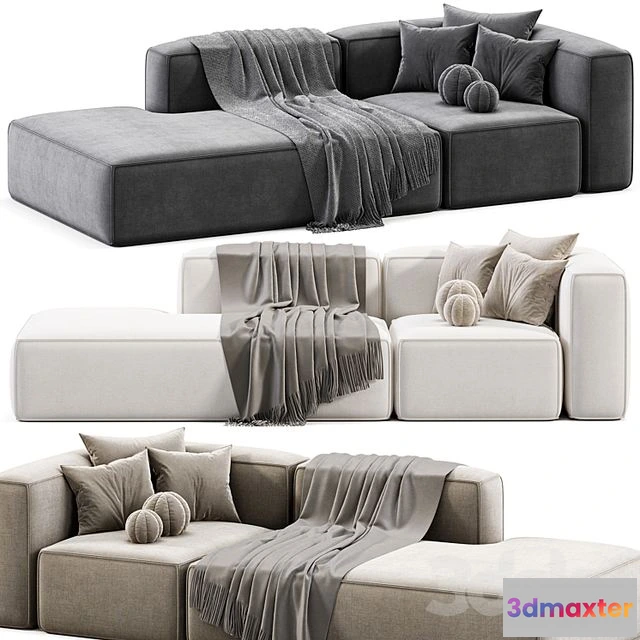 1563400 - Szezlong modulowy Lennon 3D Max