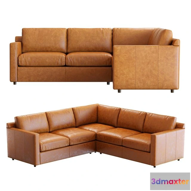 1563659 - Crate&Barrel Barrett II Sofa 3D Max