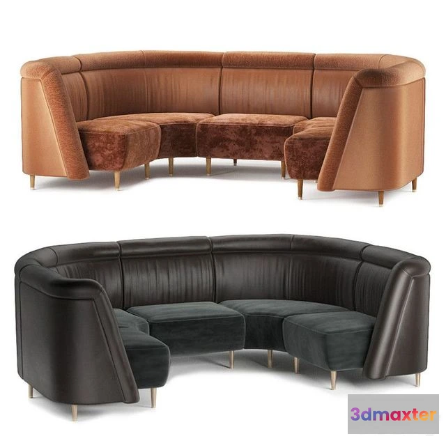 1564828 - Restaurant sofa 3D Max