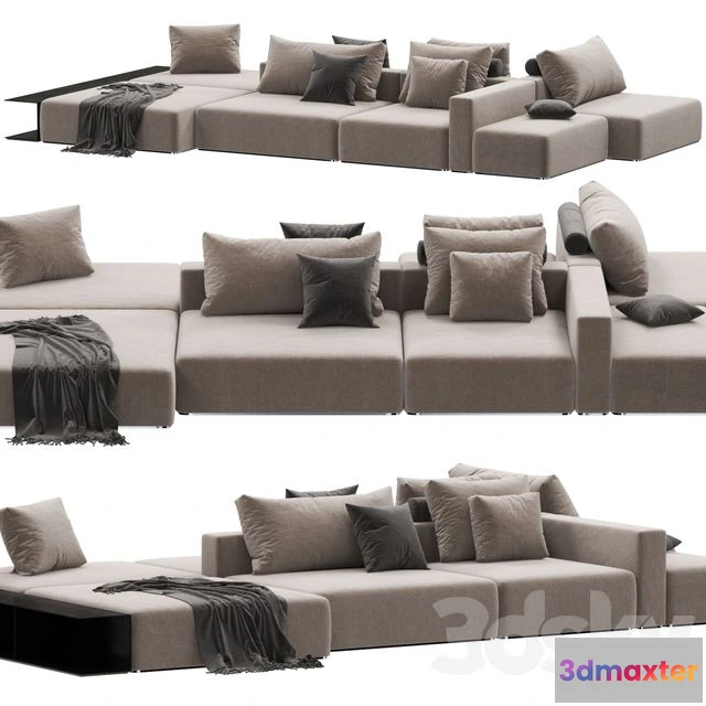 1564880 - Sofa Poliform WESTSIDE DIVANO 3D Max
