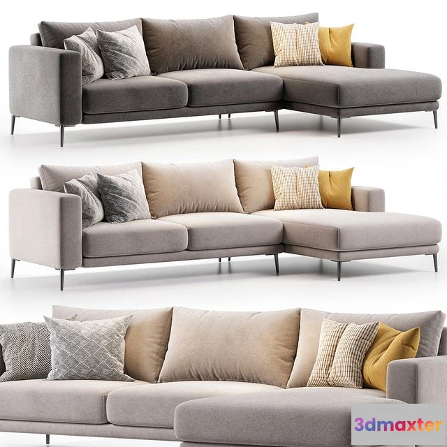 1566660 - Hoekbank Barlio 3D Max