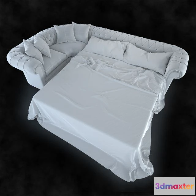 1566702 - Asnaghi Chesterfield Sofa 3D Max