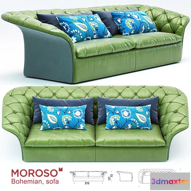 1567348 - Bohemian sofa by Moroso 3D Max