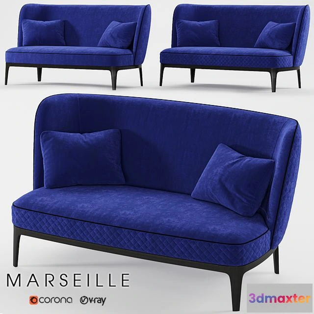 1567800 - Sofa Marseille 3D Max