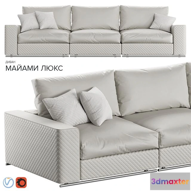 1568826 - ESTETICA Miami Lux modern 3x 3D Max