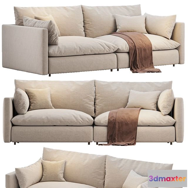 1568896 - Unwind 2 Piece Slipcovered Sofa 3D Max