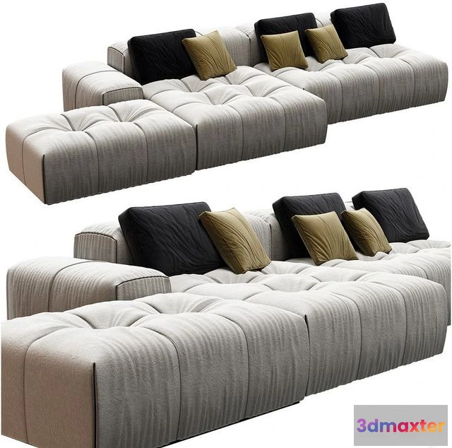 1569402 - Saba Italia pixel Sofa 3D Max
