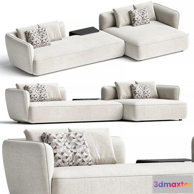 1569434 - COZY Fabric sofa By MDF Italia 3D Max