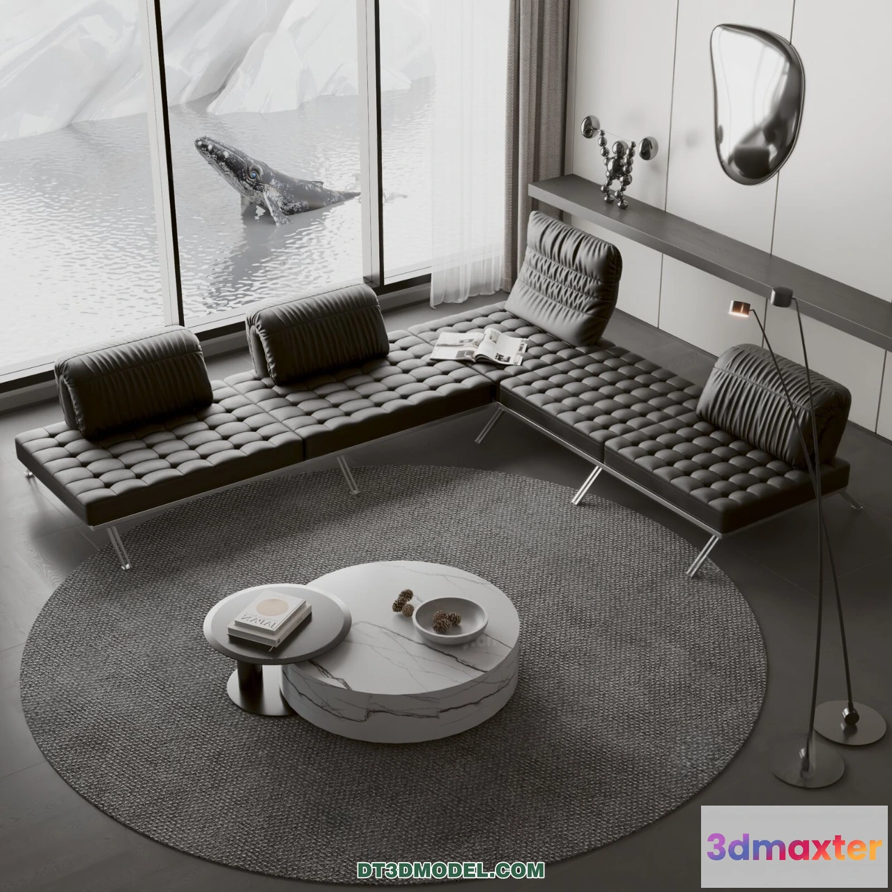 1578922 - Sofa 3D Blocks - 3D Model of Modern Sofa - 005 3D Max