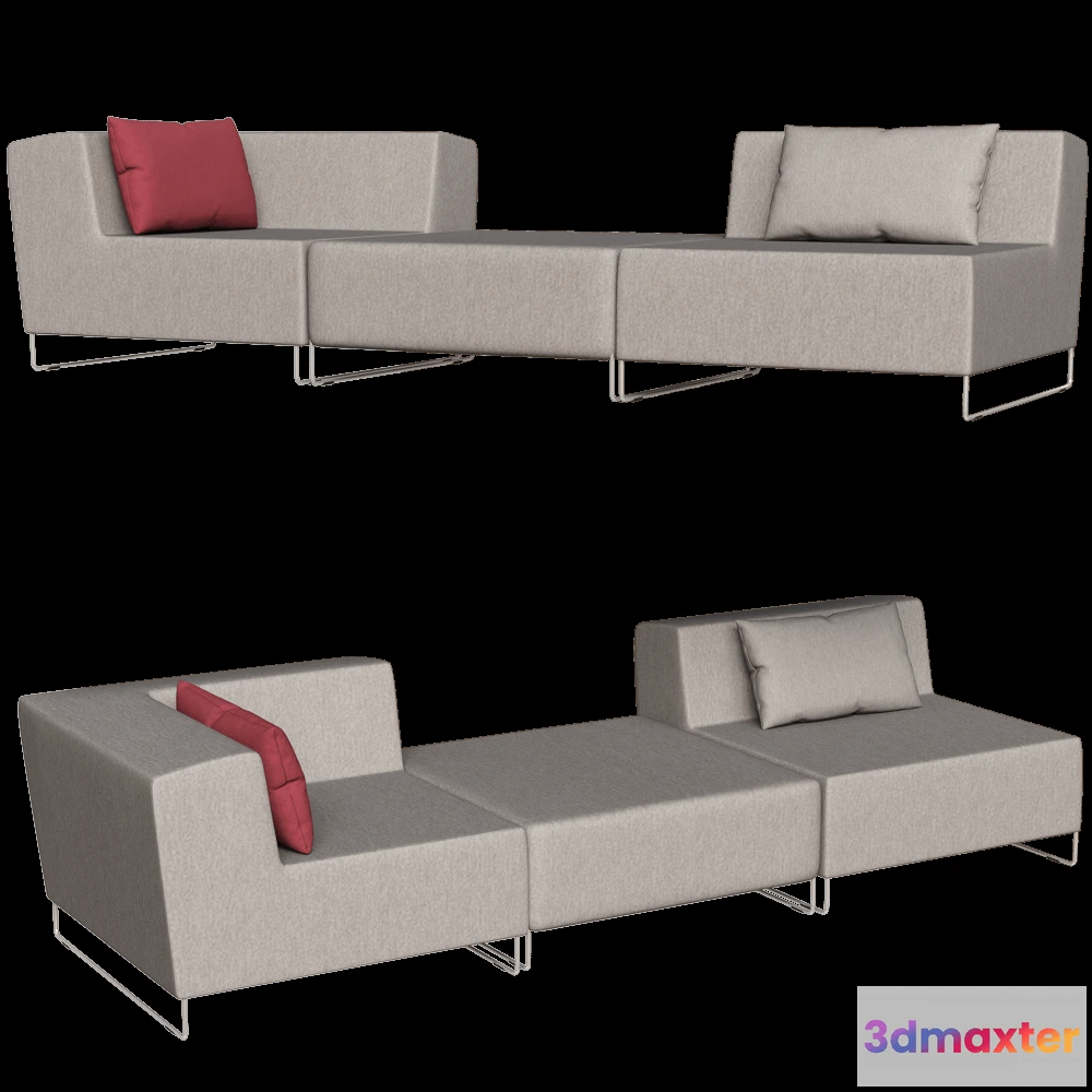 1632158 - April furniture - Sofa Set loopy 3D Max