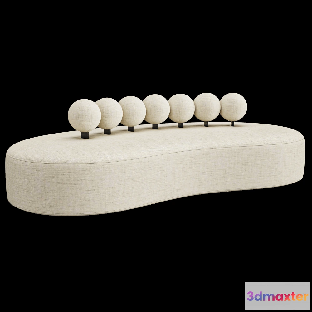 1632168 - Archipelago - Sofa Pearl Double 3D Max