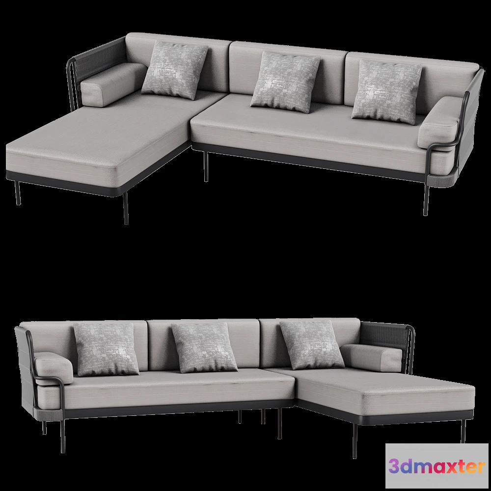 1632202 - AURICA - Sofa Martinique Angle 3D Max