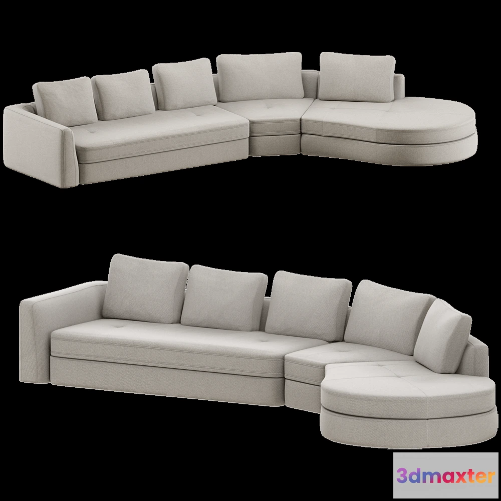 1632352 - BoConcept - Sofa Bergamo 3D Max