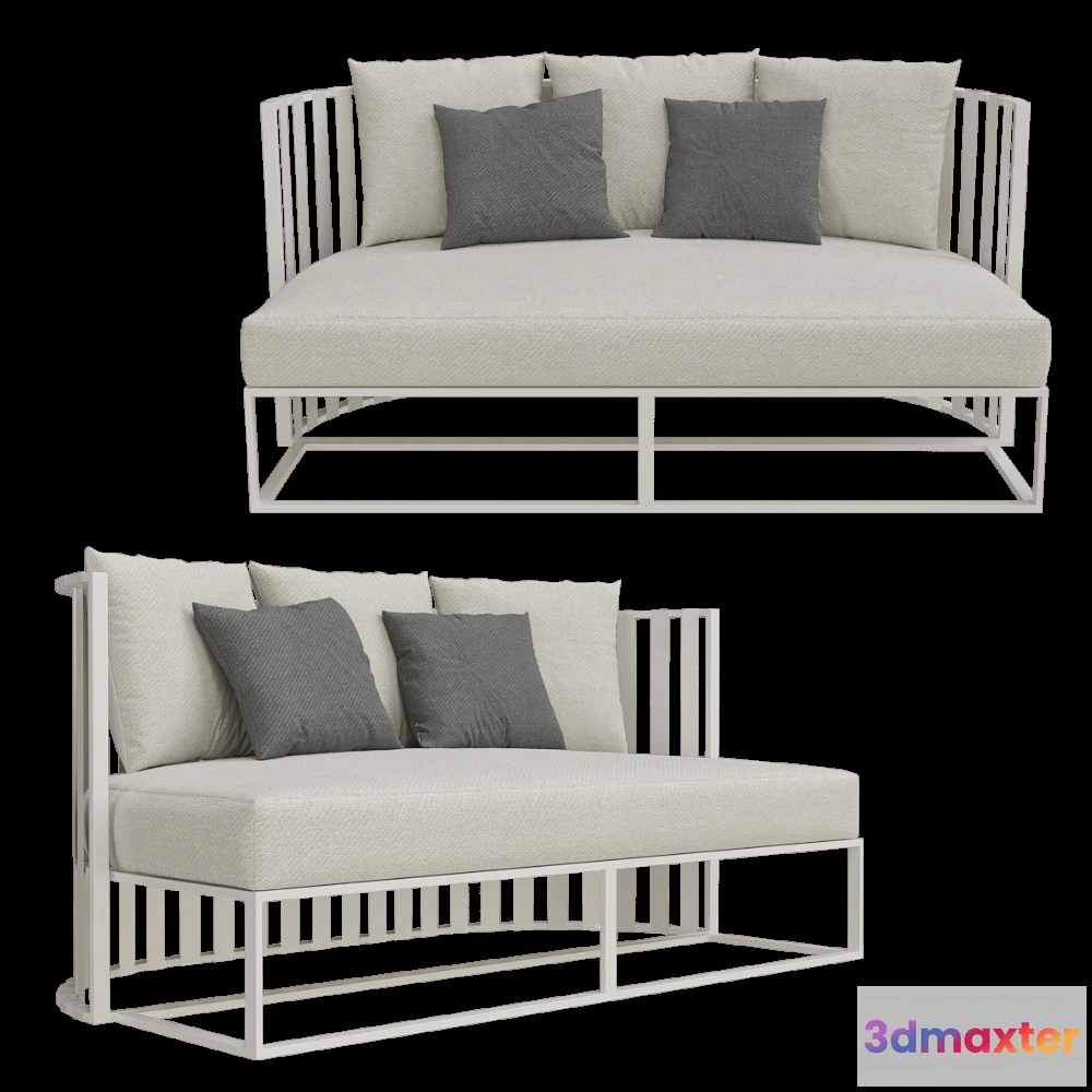 1632366 - Braid Company Srl - Sofa Metropolitan 3D Max