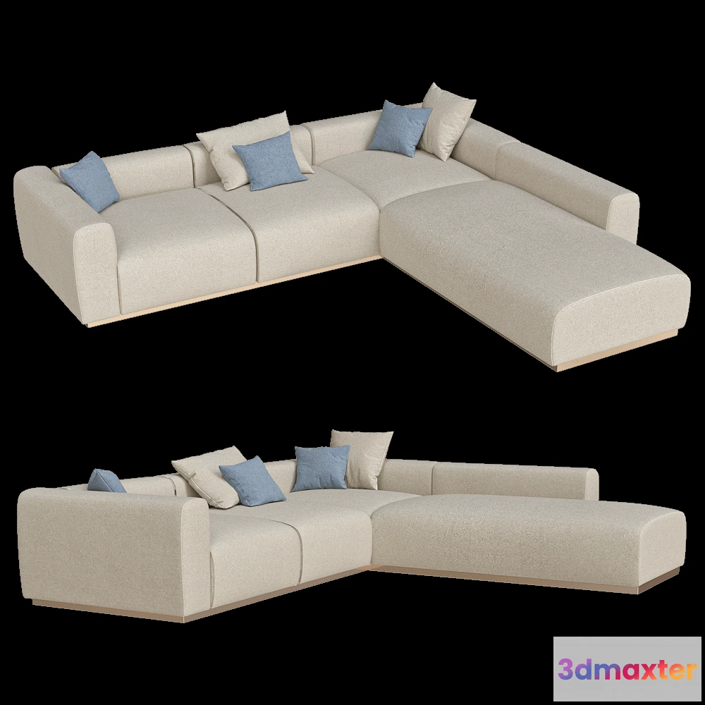 1632368 - Braid Company Srl - Sofa Mahe 3D Max
