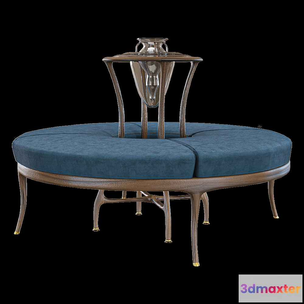 1632448 - Ceccotti Collezioni  - Sofa Large Flower 3D Max