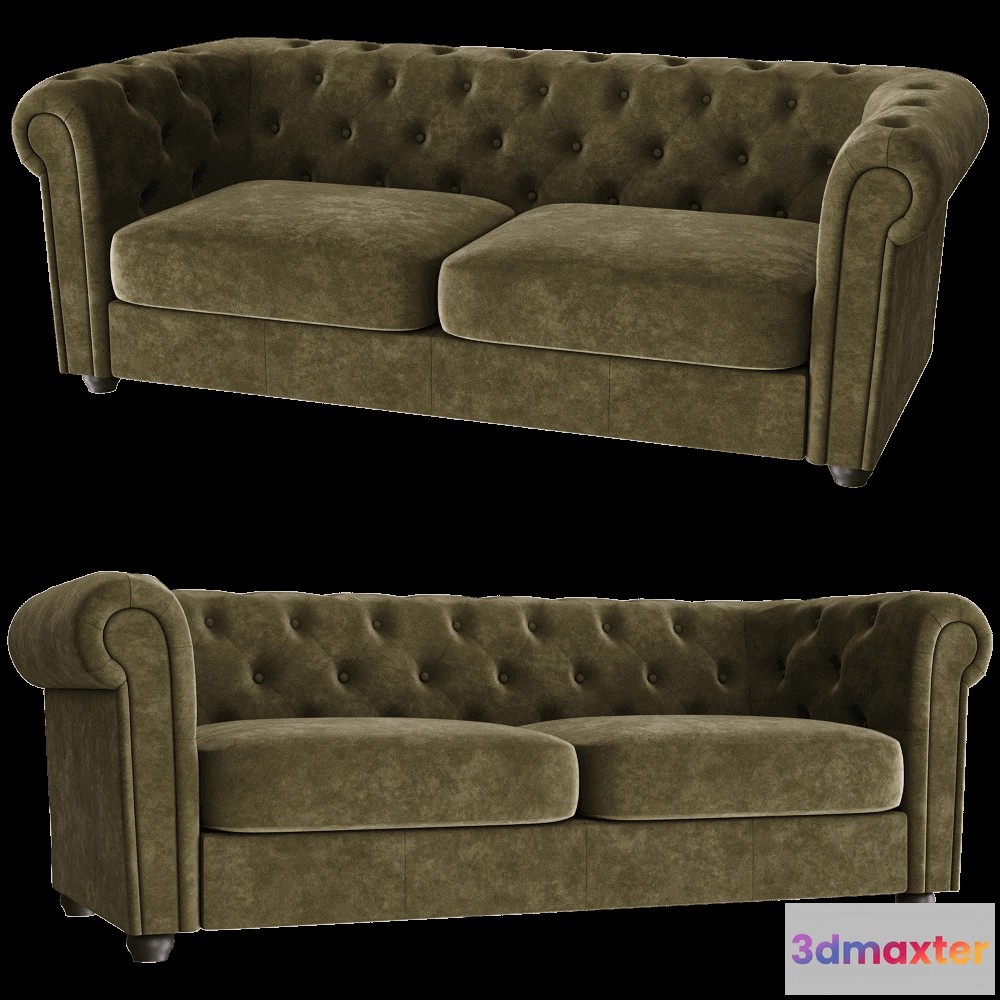 1632562 - Complet Furniture - Sofa Hemmingway 3D Max