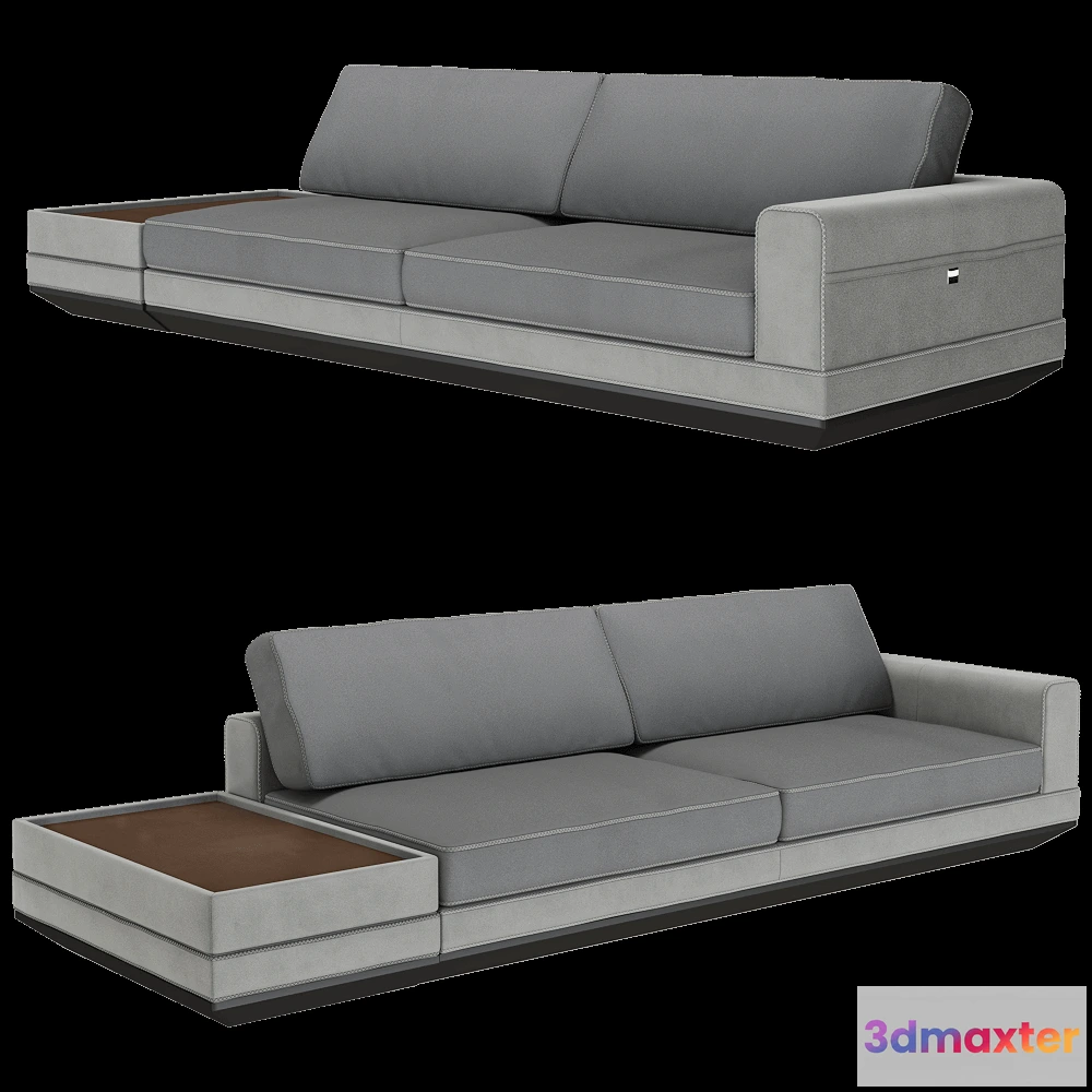 1632592 - CPRN HOMOOD - Sofa with side table Art.D664666 3D Max