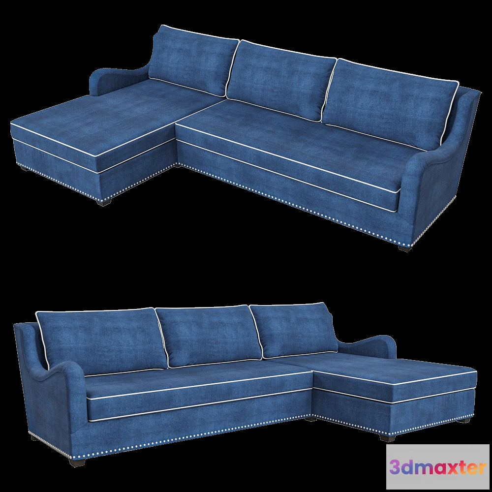 1632636 - Dantone Home - Sofa Corner Nottingham 3D Max