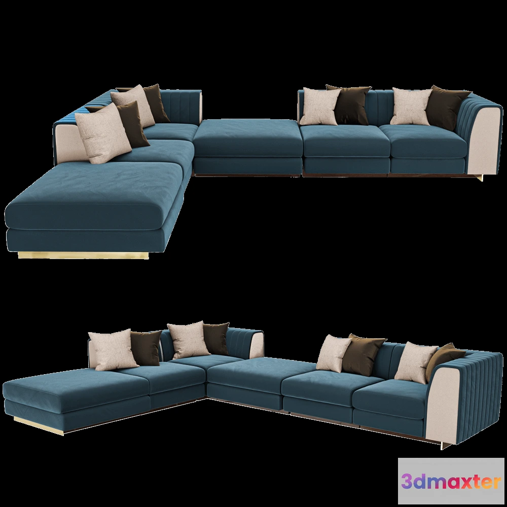 1632644 - Deco Line - Sofa Harry 3D Max