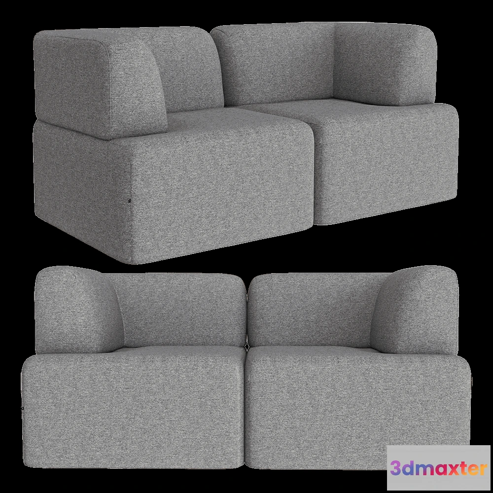 1632652 - Delo - Sofa STYLE two seater 3D Max