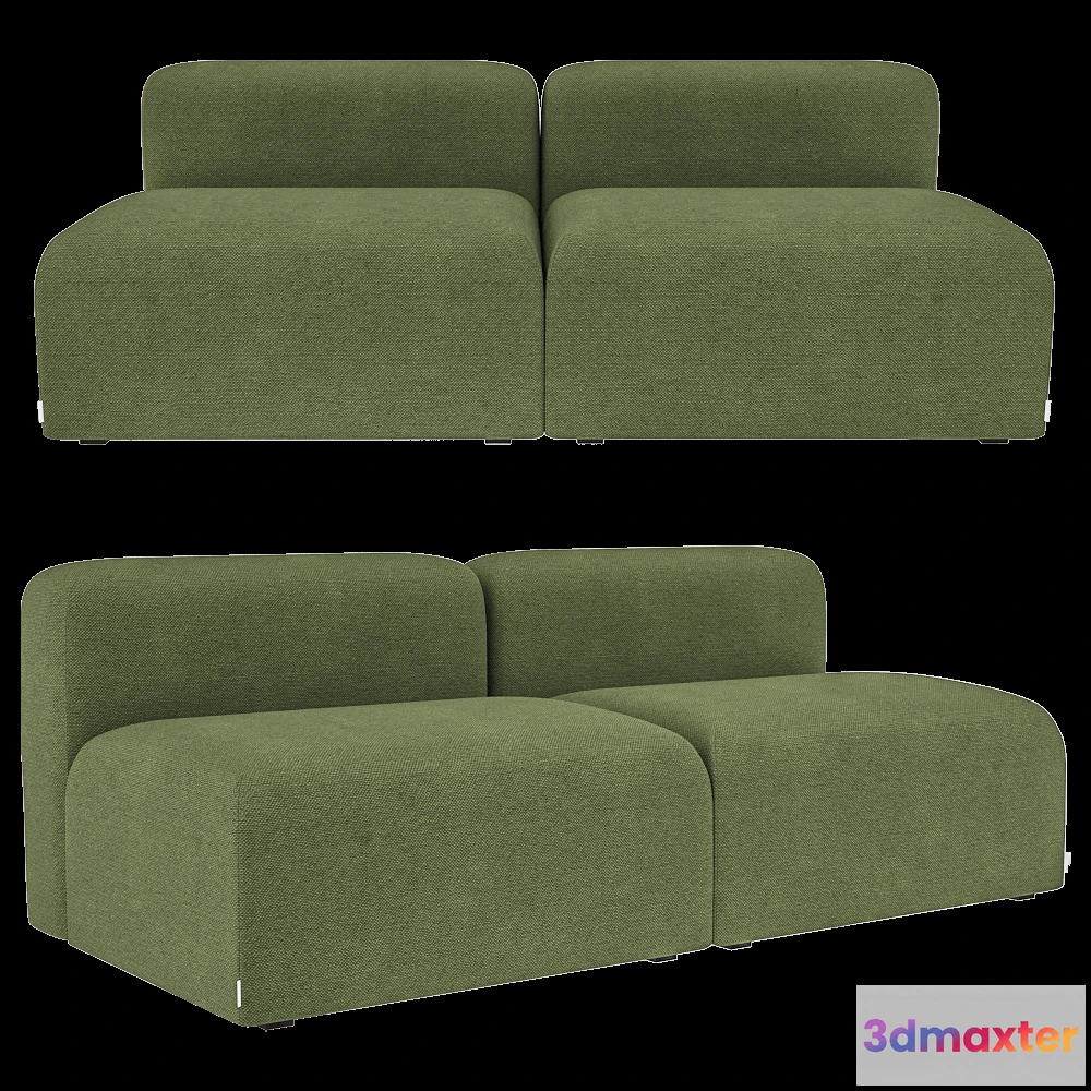 1632656 - Delo - Sofa CHILL without armrest 3D Max