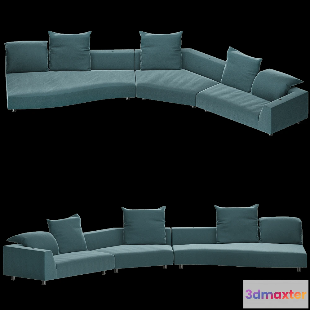 1632706 - Edra - Sofa ABS190Tsx - ABSCCV - ABSPNFdx 3D Max